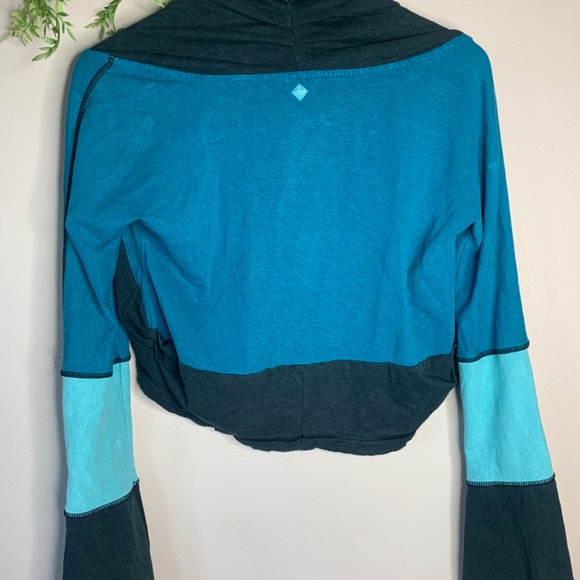 PRANA Circle Sweater Cardigan Blue - Picture 2 of 5
